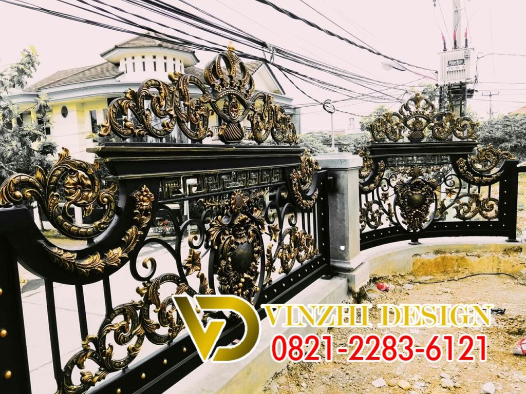 pagar rumah mewah,pagar mewah klasik,pagar mewah minimalis