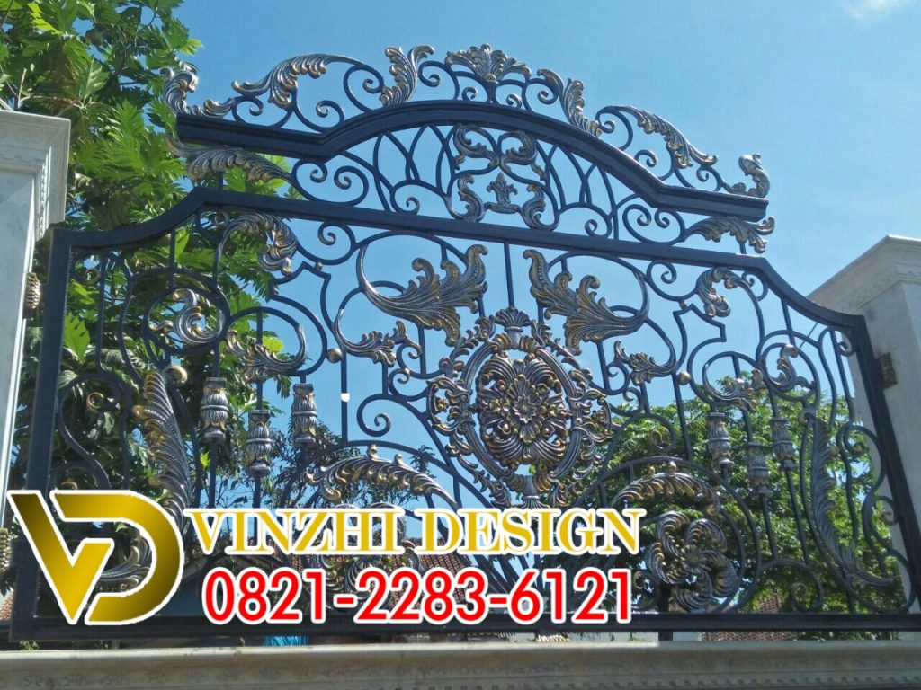 pagar rumah mewah,pagar rumah bogor,pagar rumah klasik