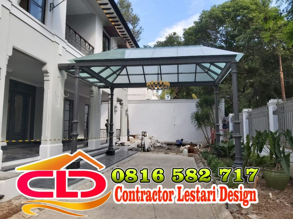 kanopi taman, kanopi kaca, kanopi mewah,kanopi teras