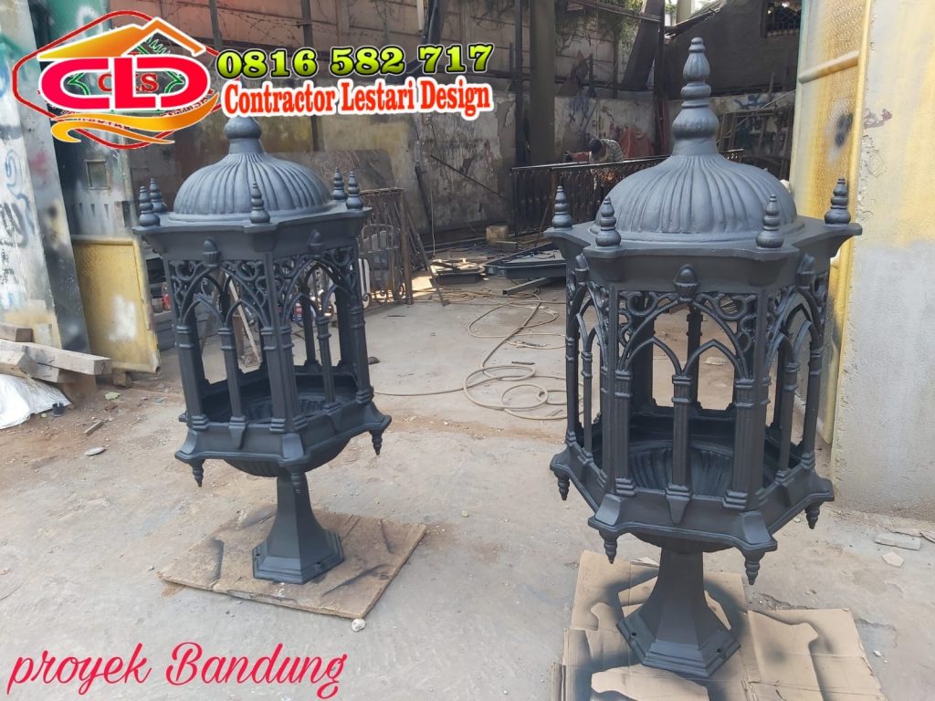 ampu atik, lampu tempel, lampu taman,lampu pilar