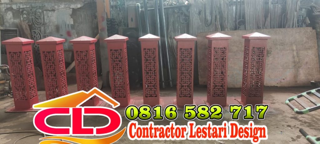 lampu kotak, lampu costume, lampu taman,PJU antik