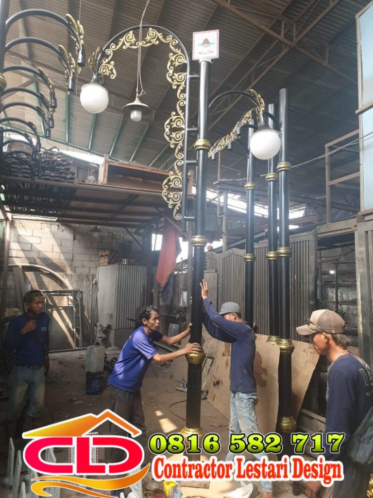 lampu taman, lampu jalan, tiang lampu