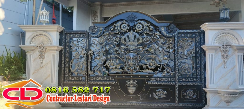 pagar mewah, pagar orang kaya, pagar sultan jakarta